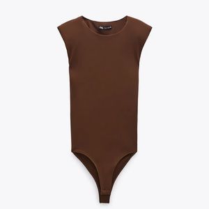 Zara Bodysuit with Padded Shoulders